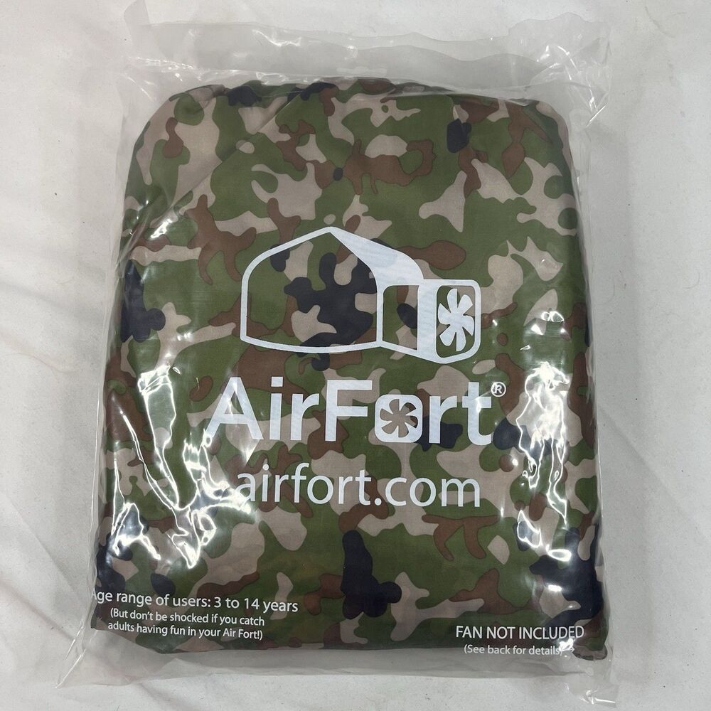 AirFort - Jungle Camo Inflates in 30 Seconds Children's Indoor Play Tent